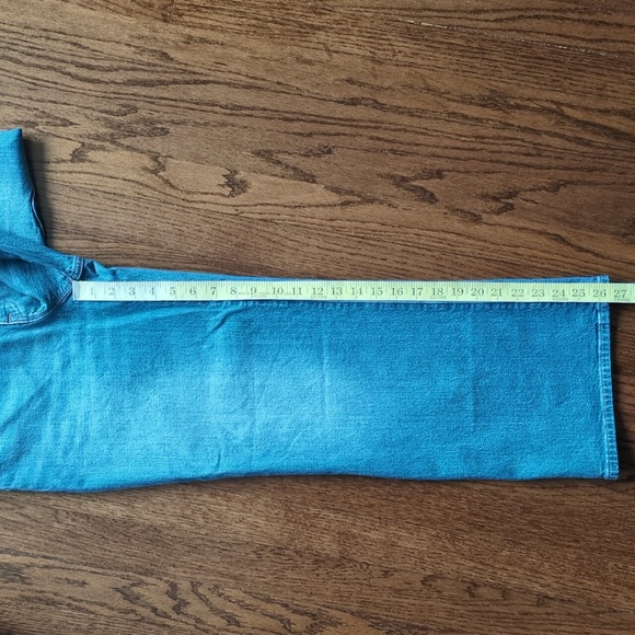 J. Crew Factory Women's Wide Leg Crop Classic Blue Jeans Size 27 NWOT - Picture 5 of 6